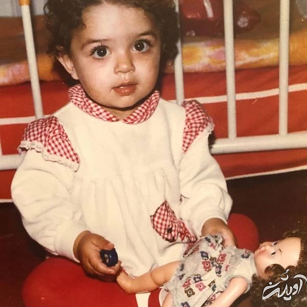 شبنم فرشادجو در کودکی شبنم فرشادجو